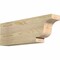 Ekena Millwork Newport Rough Sawn Rafter Tail, Douglas Fir, 4"W x 8"H x 24"L RFT04X08X24NEW00RDF - alternate 1